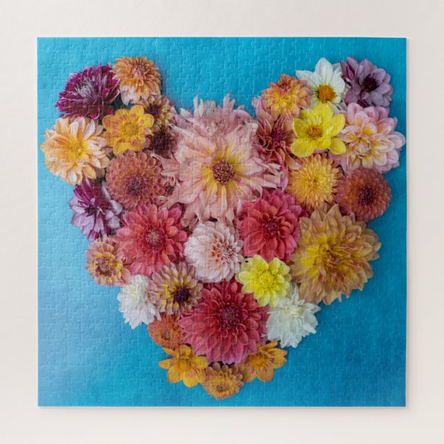 Dahlia Love Jigsaw Puzzle (Vertical)