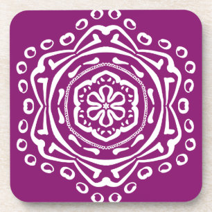 Dahlia Mandala Coaster