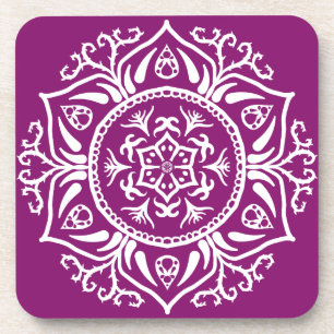 Dahlia Mandala Coaster