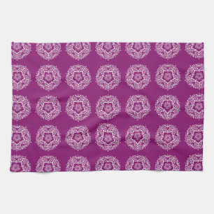 Dahlia Mandala Kitchen Towel