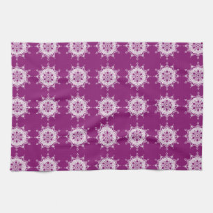 Dahlia Mandala Kitchen Towel