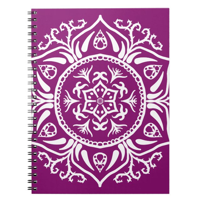 Dahlia Mandala Notebook (Front)