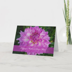 Dahlia Mother's Day Mom Card