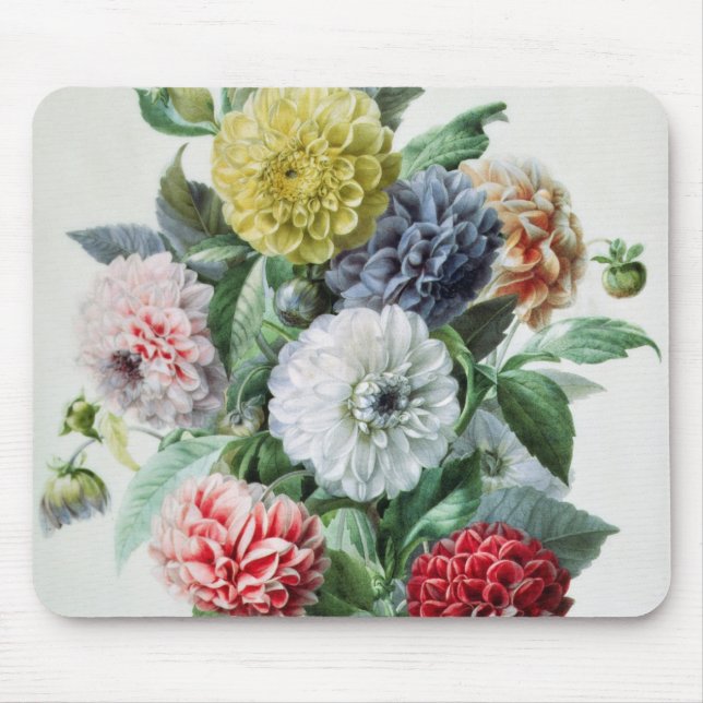 Dahlia Mouse Pad (Front)