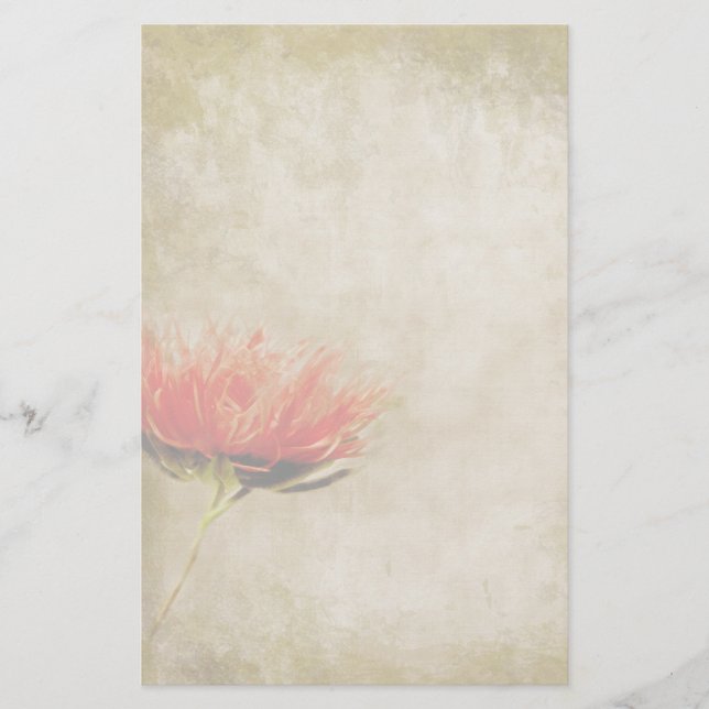 Dahlia Note Paper (Front)