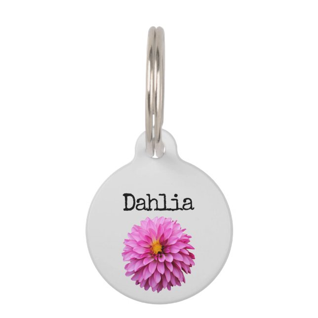 Dahlia Pet Tag (Front)