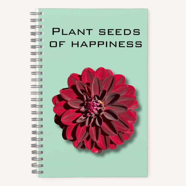 Dahlia Plante semences du Carnet du bonheur (Recto)