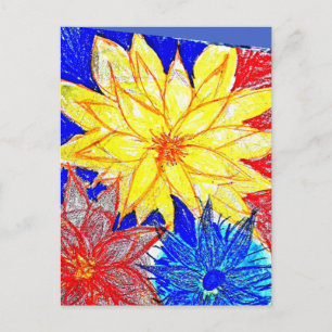Dahlia  postcard