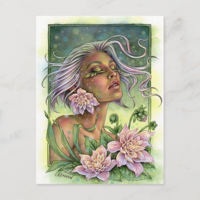 Dahlia Postcard (Front)