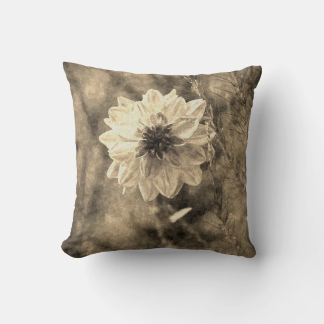 Dahlia Throw Pillow (Front)
