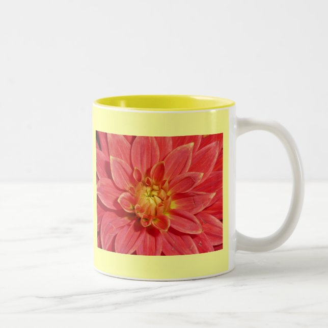 Dahlia Two-Tone Coffee Mug (Right)
