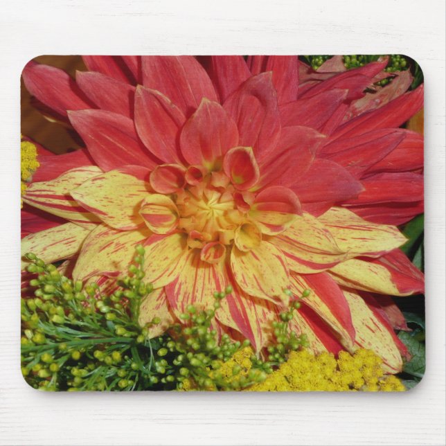 Dahlia Two Tone Mouse Pad (Front)