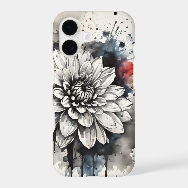 Dahlia - Watercolor flowers (Verso)