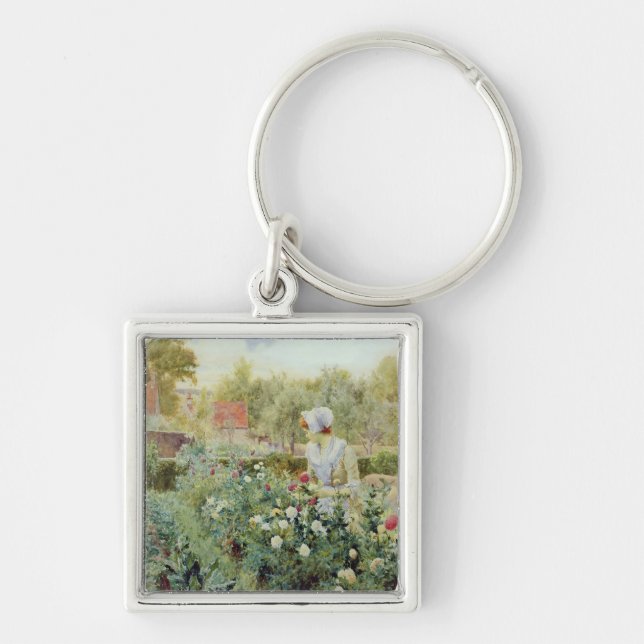 Dahlias, 1896 keychain (Front)