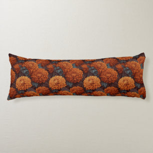 Dahlias Botanical Floor Décor Tropical Memory Foam Body Pillow