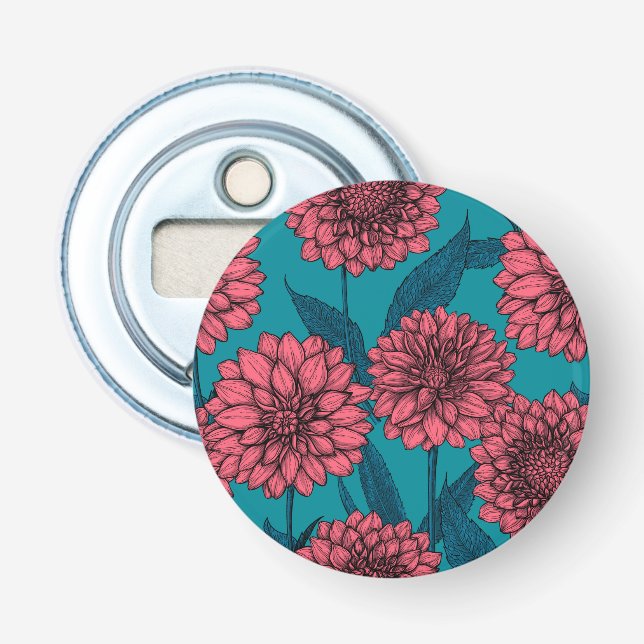 Dahlias Bottle Opener (Front)