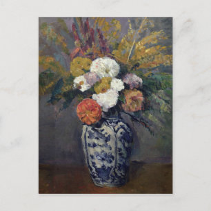 Dahlias, c.1873 postcard