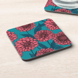 Dahlias Coaster