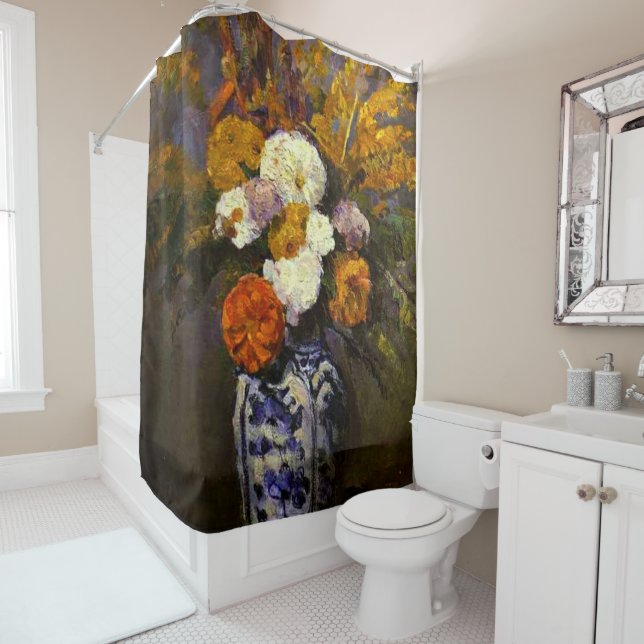 Dahlias, famous painting by Paul Cezanne (In Situ)