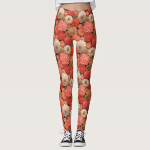 Dahlias Flower Athletic  Dahlias Charm Thank You  Leggings