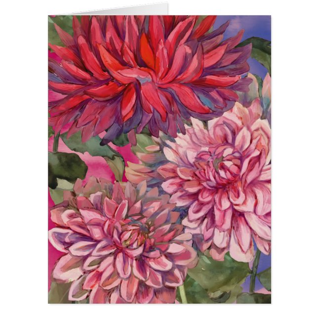 dahlias flowers (Front)