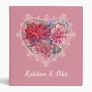 dahlias flowers binder