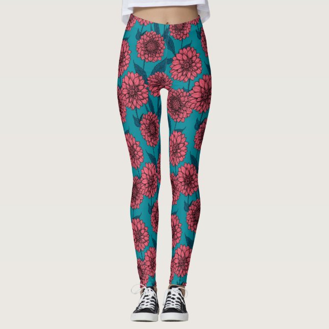 Dahlias Leggings (Front)