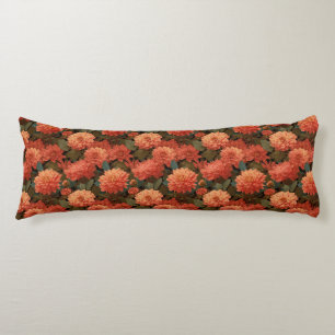 Dahlias Print Condo Decor Classic Down Body Pillow
