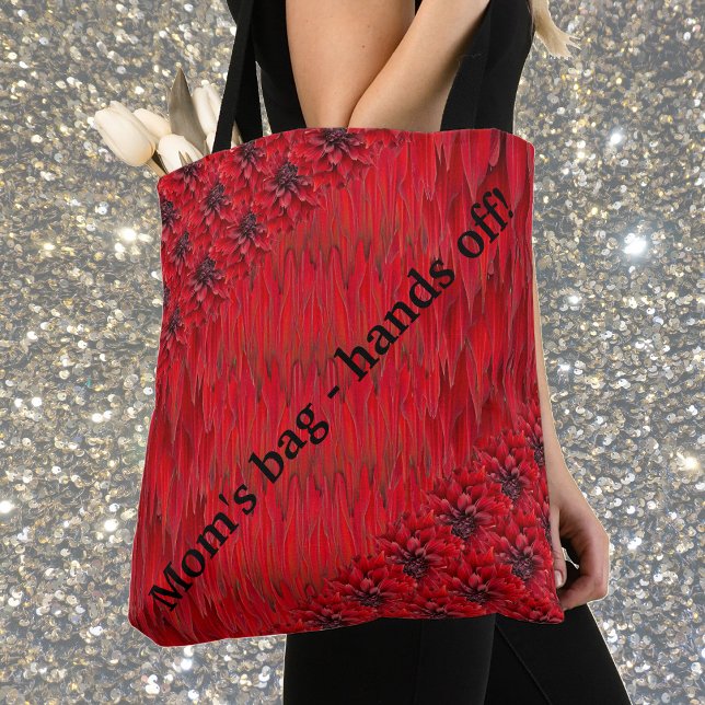 Dahlias rouge sang gothique. Le sac de maman - cou (Créateur téléchargé)