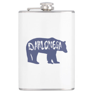 Dahlonega Georgia Bear Hip Flask