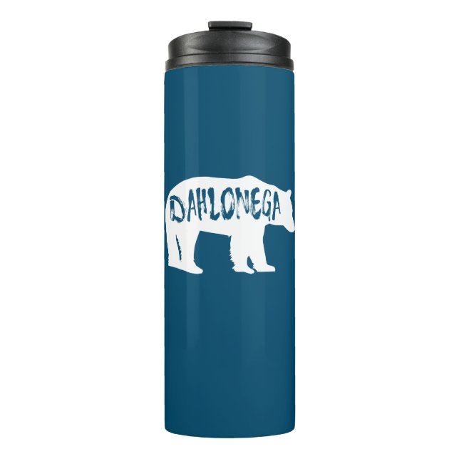 Dahlonega Georgia Bear Thermal Tumbler (Front)