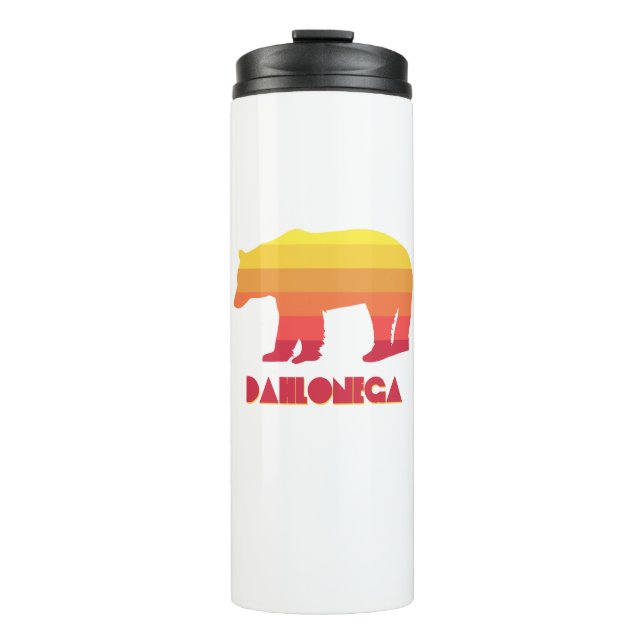 Dahlonega Georgia Rainbow Bear Thermal Tumbler (Front)