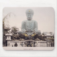 Daibutsu at Kobe, c.1880 (hand coloured albumen pr