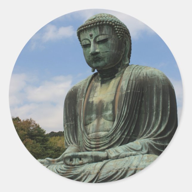 Daibutsu Classic Round Sticker (Front)