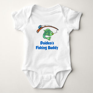 Daideo's Fishing Buddy Baby Bodysuit
