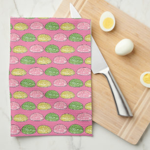 Daifuku Mochi Japanese New Year Rice Cake Food Kitchen Towel