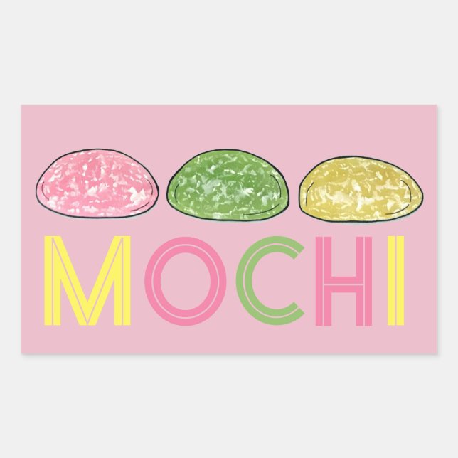 Daifuku Mochi Japanese New Year Rice Cake Food Sticker (Front)