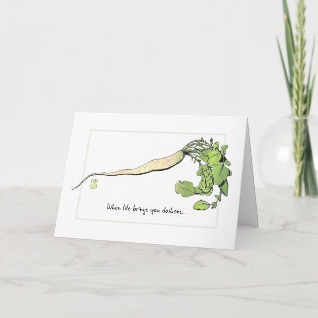 Daikon Encouragement Card (Front)