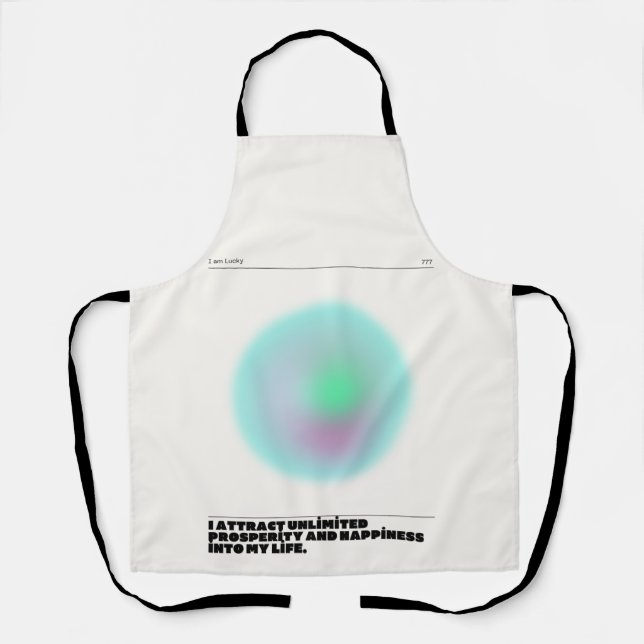 daily affirmations manifestation  apron (Front)