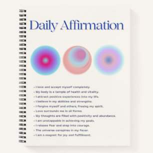 daily affirmations manifestation notebook