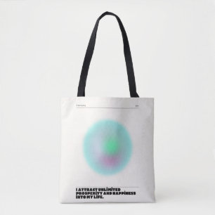daily affirmations manifestation tote bag