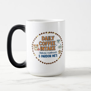 Daily Coffee Intake Magic Mug