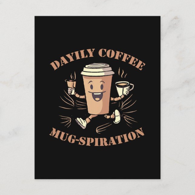 Daily Coffee Mugspiration Enclosure Card (Front)