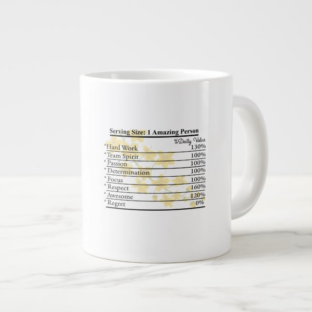 Daily Dose Mug – Sip Strength, Stir Spirit, Serve  (Front Right)