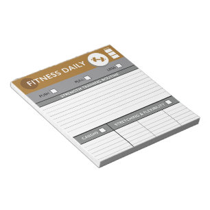 Daily Fitness Workouts  Notepad