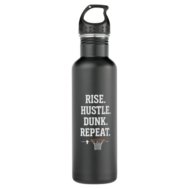 Daily Grind Basketball Routine for Hardworking 710 Ml Water Bottle (Front)