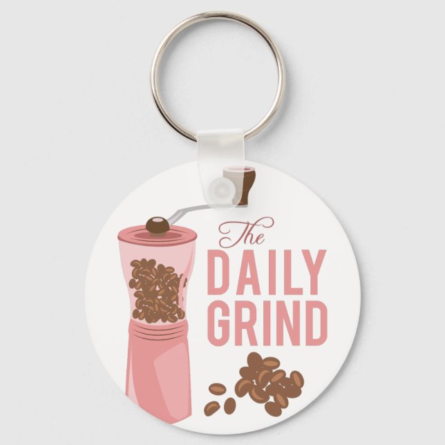 Daily Grind Keychain (Front)