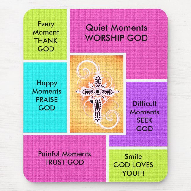 Daily Inspiration Mouse Pad (Front)