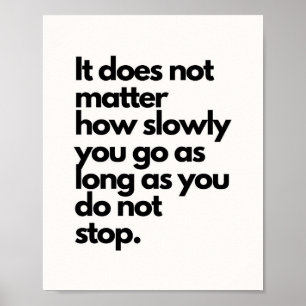 Daily Inspiration Pedestal Sign - Minimalist Quote