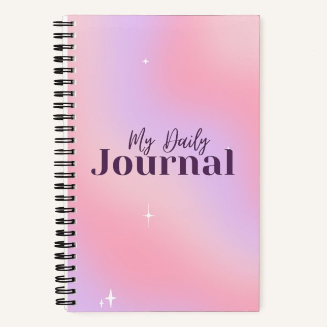 Daily Journal Notebook (Front)